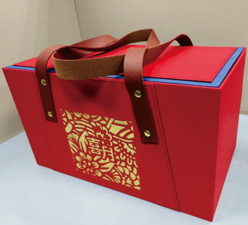手提礼盒 / 礼箱产品实拍图 09（友业皮具）